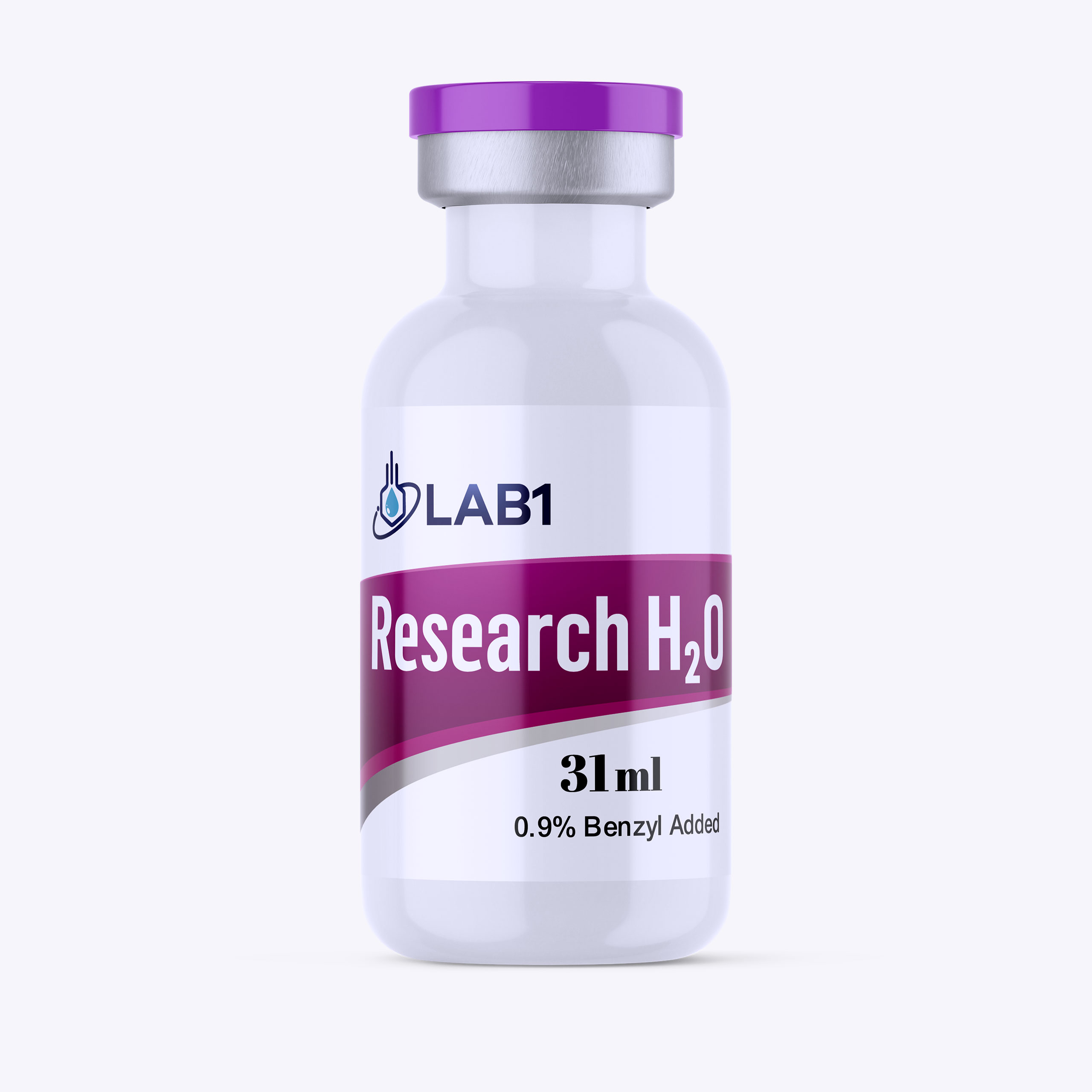 LAB1 Research H2O 0.9% Benzyl Alcohol | 31ml Plastic Vial