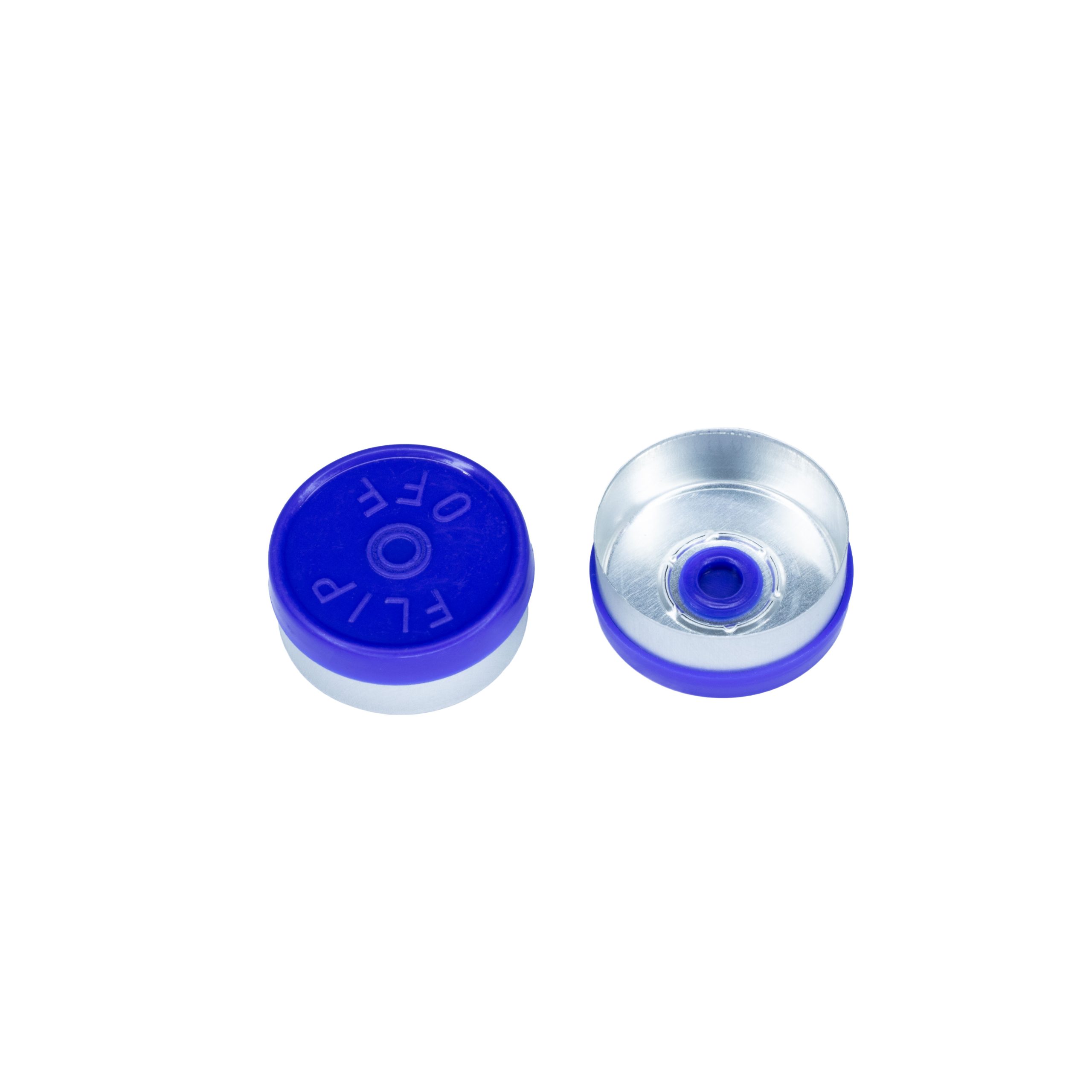 20mm Aluminium flip-top caps 250 count